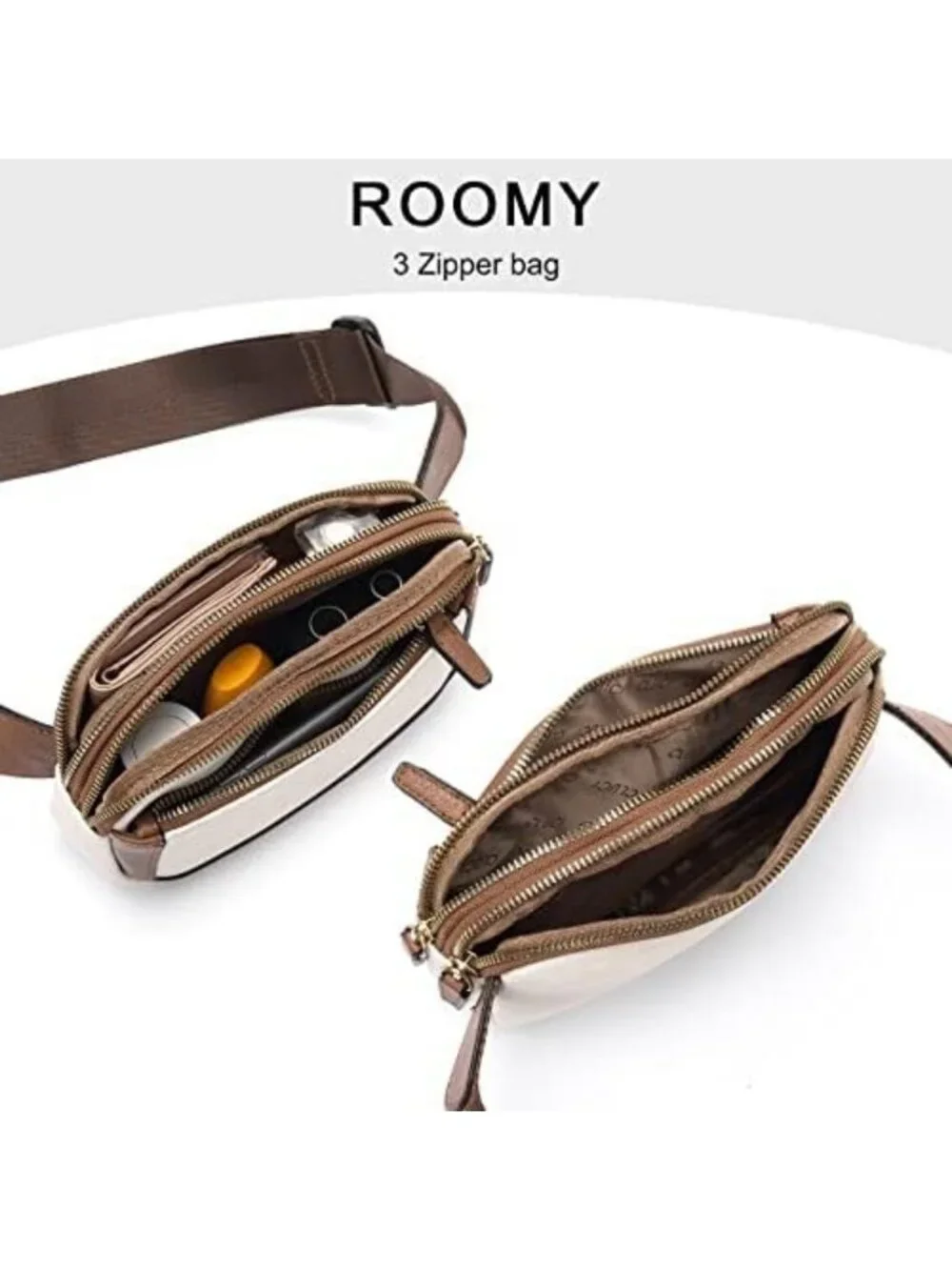 Stylish Vegan Leather Fanny Pack for Women - Adjustable Crossbody Belt Bag, Mini